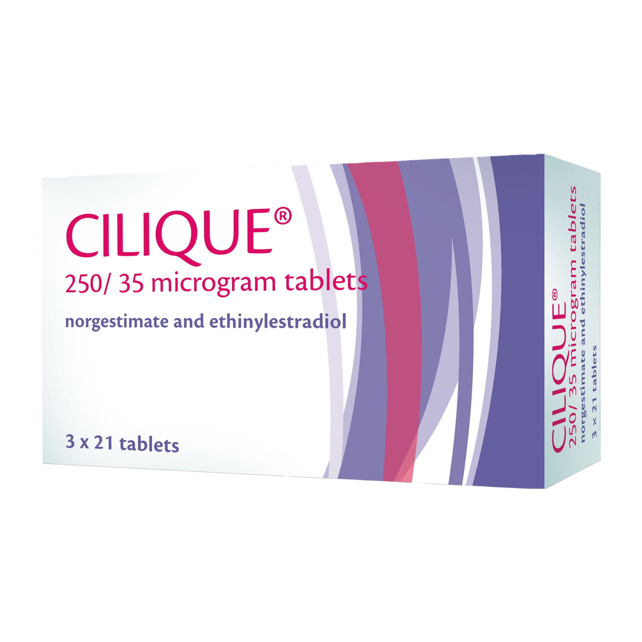 Box of Cilique combined oral contraceptive pill