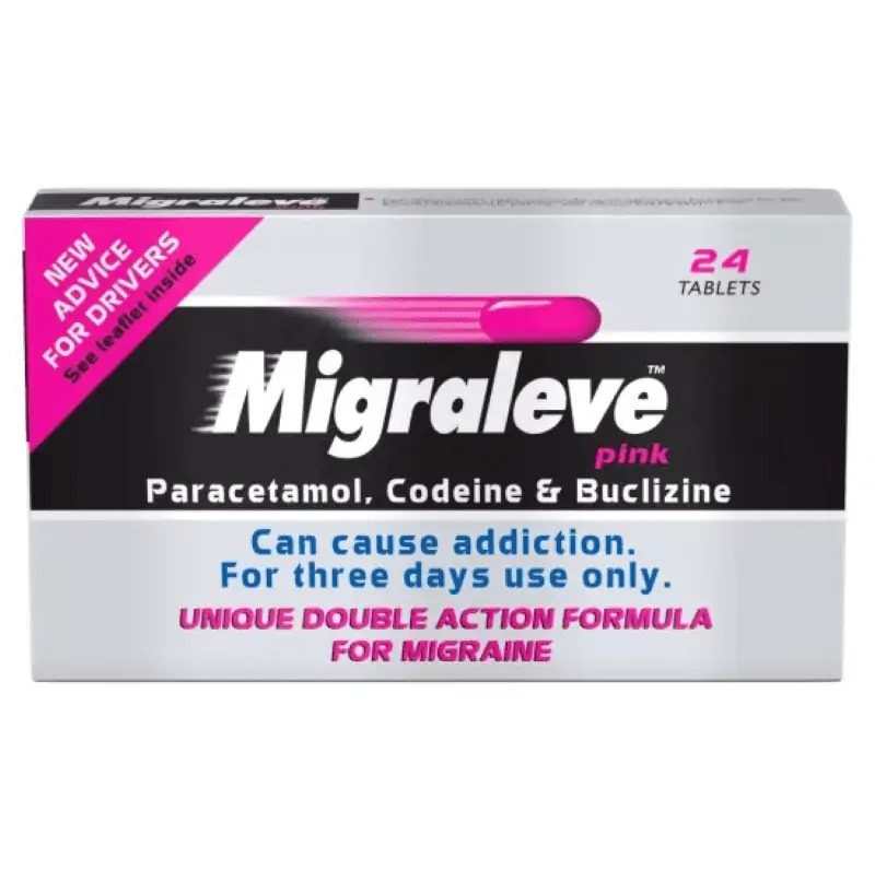 Migraleve Pink 24 Tablets