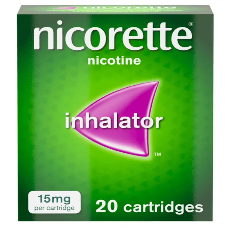 Nicorette 15mg Inhalator 20 Cartridges