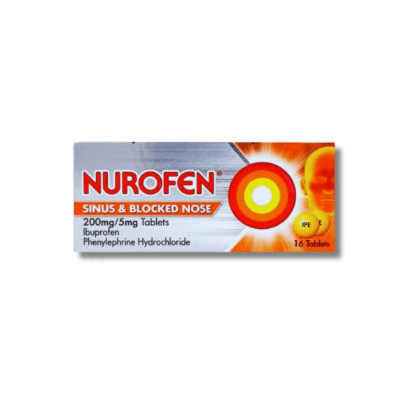Nurofen Sinus & Blocked Nose 200mg/5mg 16 Tablets